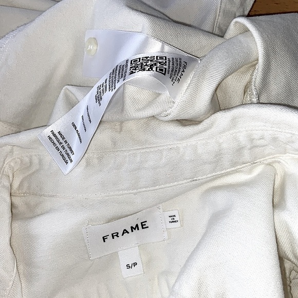 Frame Dress White Mini Cotton Nwot  SP - Picture 7 of 7